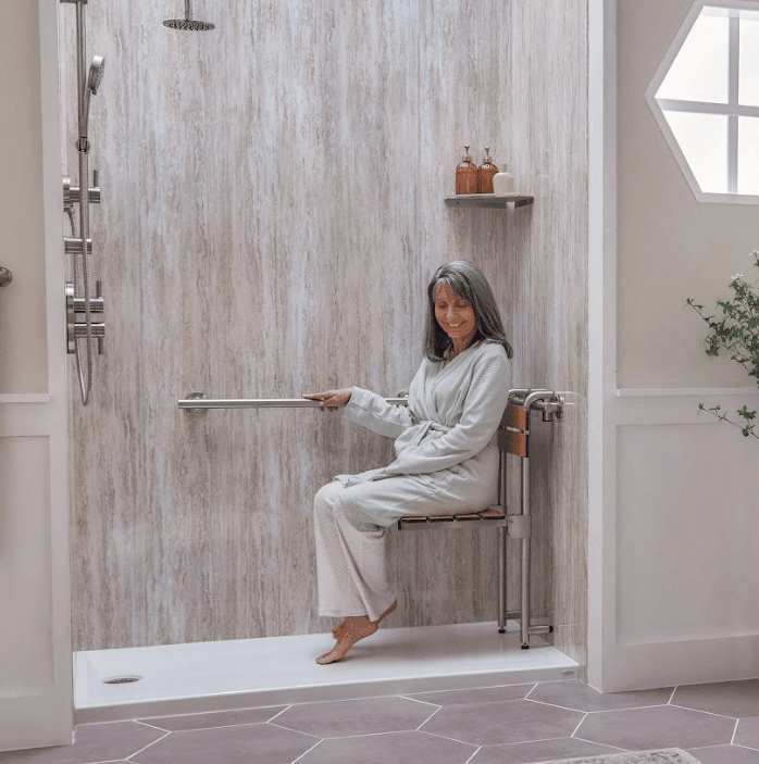 Tub-to-Shower Conversion
